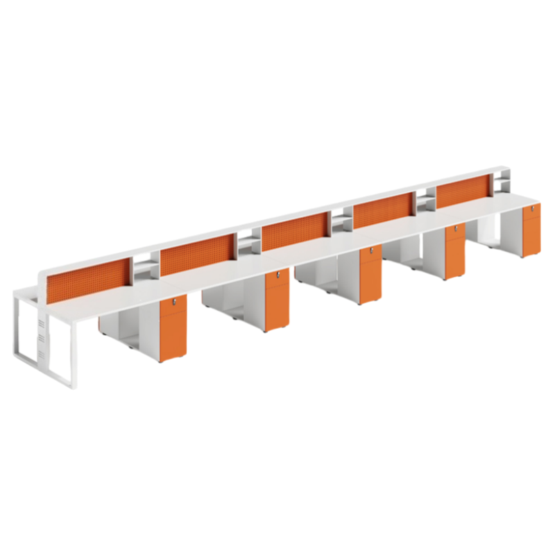 伟樽职员办公桌十人位600*120*105cm张