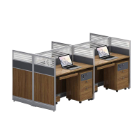 甘柔美双人位屏风工位(可定制)GRM-D14尺寸:1400*1200*1100mm 套