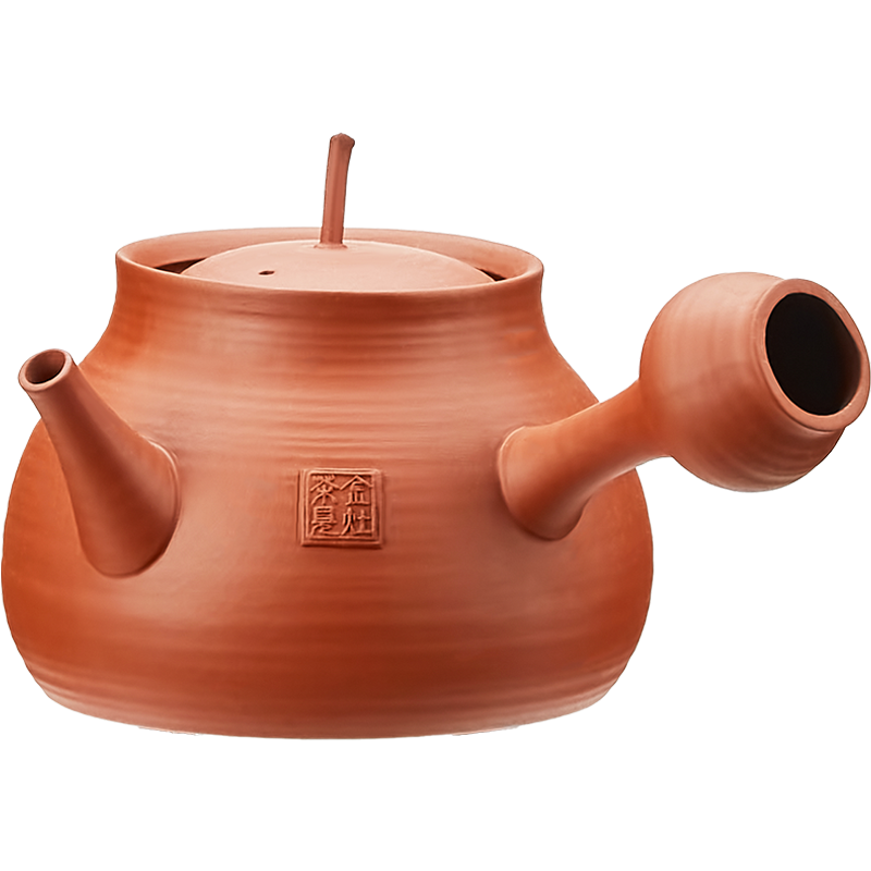 金灶KP-T03红泥砂铫壶2025新款煮茶壶炭火潮汕茶壶煮泡茶套装家用