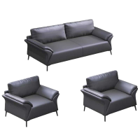 铭思达皮质沙发3+1+1组合套