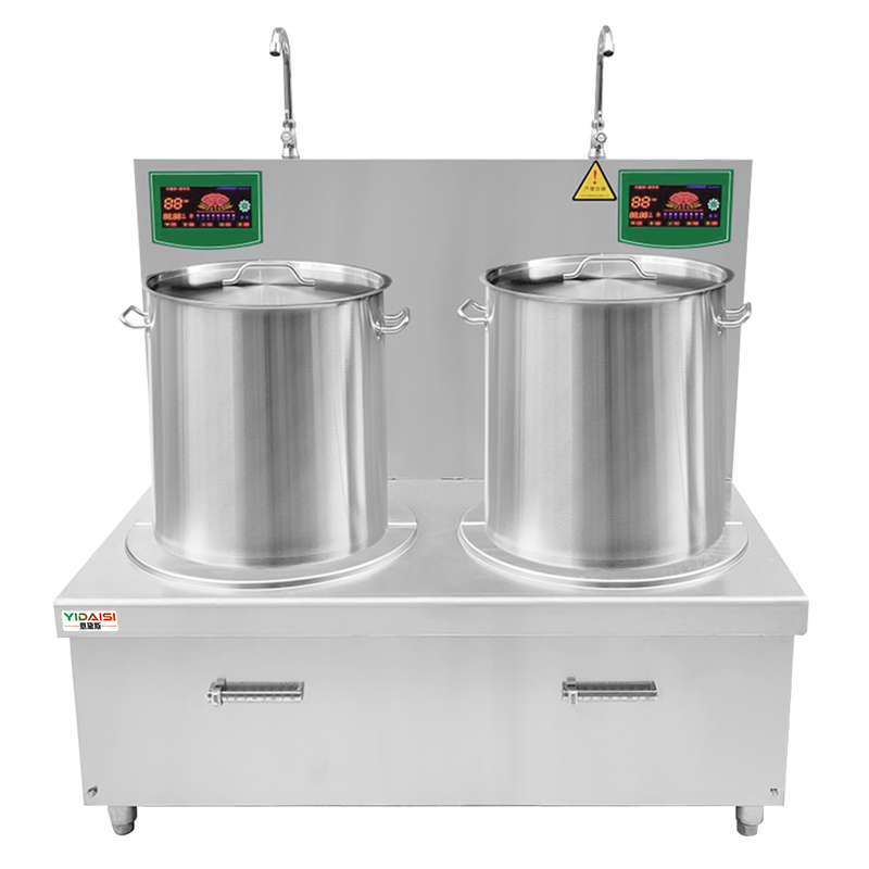 意黛斯(YIDAISI)大功率商用电磁炉15kw平面煲汤炉酒店吊汤炉食堂厨房节能电磁灶双头矮汤炉低汤炉YDS-15BT2