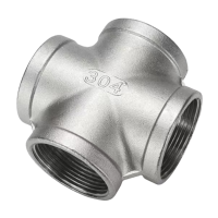 伟鹏双兴 304不锈钢丝扣四通 DN15(4分) 个