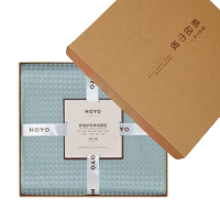 HOYO厚祐多功能毯200*230cm和颜毛巾毯被盖毯礼盒装千草JP8403