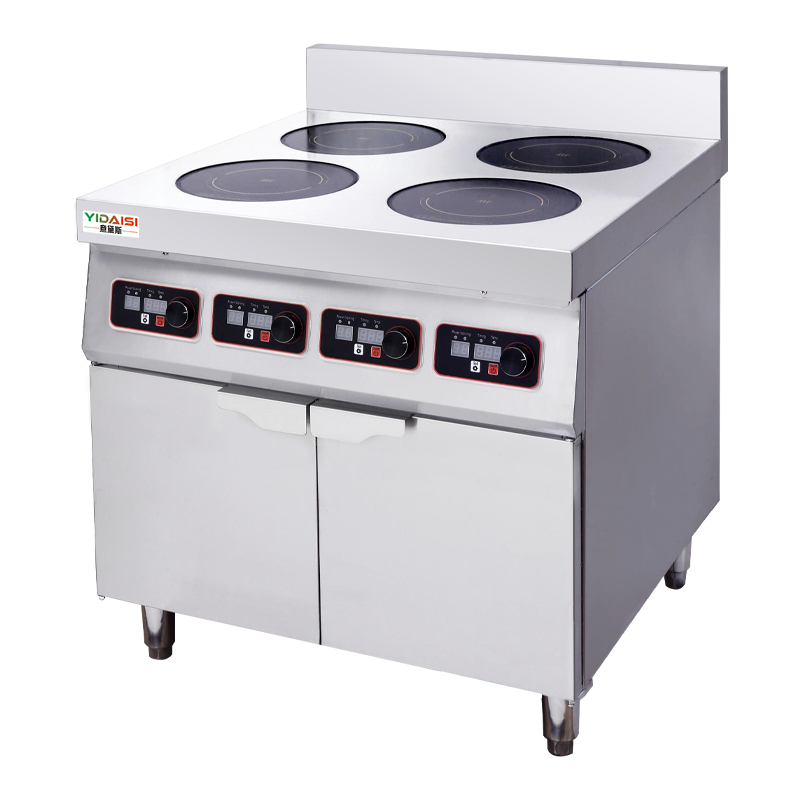 意黛斯 YDS-5BZ4 商用多头电磁炉大功率煲仔炉 砂锅花甲米粉麻辣烫立式电磁灶四眼台式电磁煲仔炉4头5KW