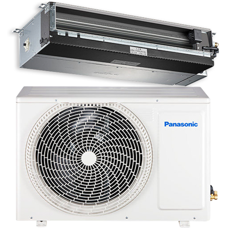 松下(Panasonic)3匹一级能效变频冷暖100倍纳诺怡净化除菌味中央空调一拖一风管机E27D0AH1BW包基础安装