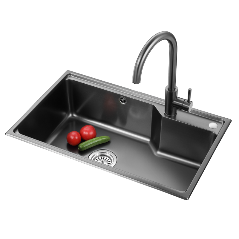 欧琳(OULIN) 水槽大双槽304不锈钢水槽厨房洗菜盆洗碗槽78452_780*450mm