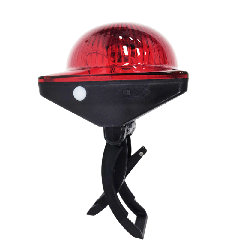 亮视 OX6 1.6W IP65 续航时间≥24h 3.7V 红色 太阳能声光警示灯 红色