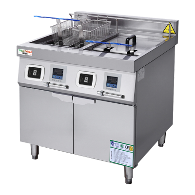 意黛斯(YIDAISI)YDS-12ZL2 电炸锅商用小吃油炸锅油炸炉电炸锅薯条机炸串机34L智能立式双缸电炸炉12KW