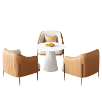 智叶舟接待沙发组合单人位*3+茶几75*62*86cm套