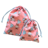 友鑫邦 小熊束口收纳袋儿童衣物收纳袋 尿布收纳袋 个