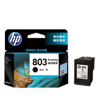惠普(hp) 墨盒803 黑色 适用机型1111/1112/2131/2132/2621/2622