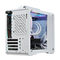 未知玩家P60手提便携式MATX紧凑型MINI桌面小机箱玻璃侧透ITX台式机TypeC游戏迷你电脑机箱 P40机箱-星空