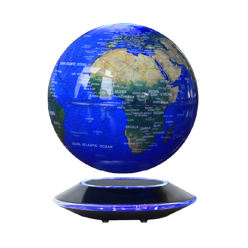 伴公式B1285 6寸磁悬浮发光地球仪蓝色