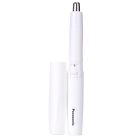 松下(Panasonic)电动鼻毛修剪器 男士用刮剃修去鼻毛器剪刀女用自动干电池式修眉造型脱毛器 ER-GN20-W