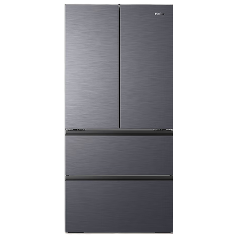 海尔(Haier)法式四开门冰箱416L容量风冷无霜一级变频节能 冷藏三档分区变温 BCD-416WGHFDB9S9U1