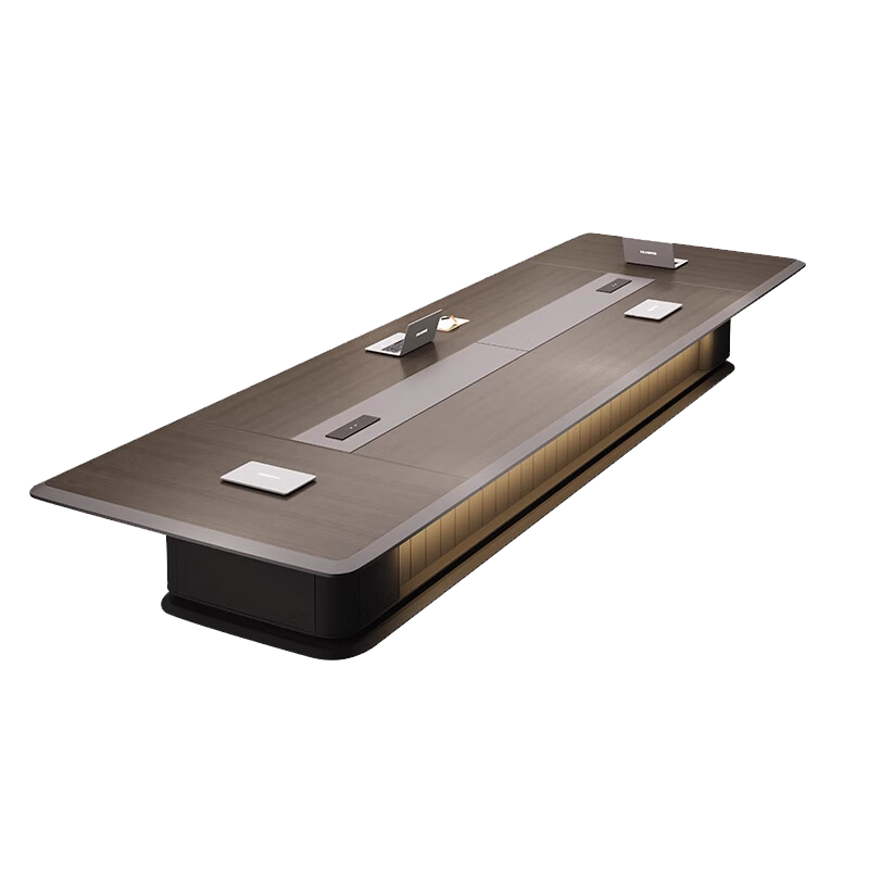 质凡大型办公会议桌 3600*2000*760mm(含10把椅子)