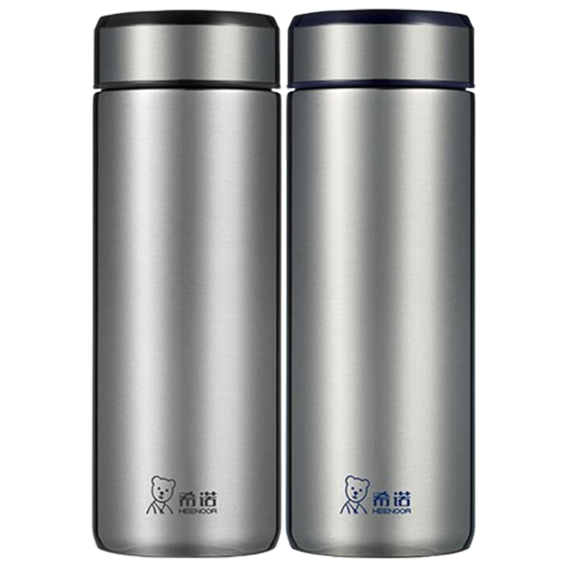 希诺保温杯370ml不锈钢泡茶杯子XN-5607A(颜色随机)