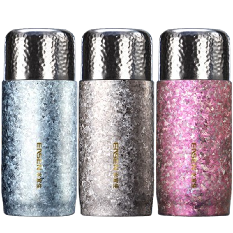 水宜生保温杯330ml纯钛焖茶杯磁吸便携养生杯T883(颜色随机)