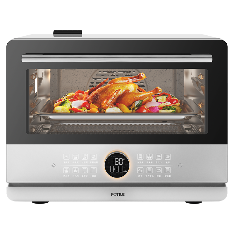 方太(FOTILE)台式蒸烤一体机 32L大容量 蒸烤烘炸一体机免安装 方太蒸烤箱多功能 家用蒸烤套装 空气炸锅A1.i