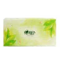 心相印(Mind Act Upon Mind) 茶语系列硬盒纸抽 D200 200抽/盒 3盒/包 12包/箱 一箱装