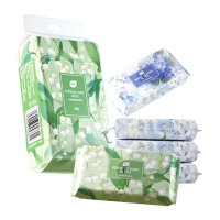 植护湿巾8片*6包花海系列便携手帕湿巾ZH305860N6