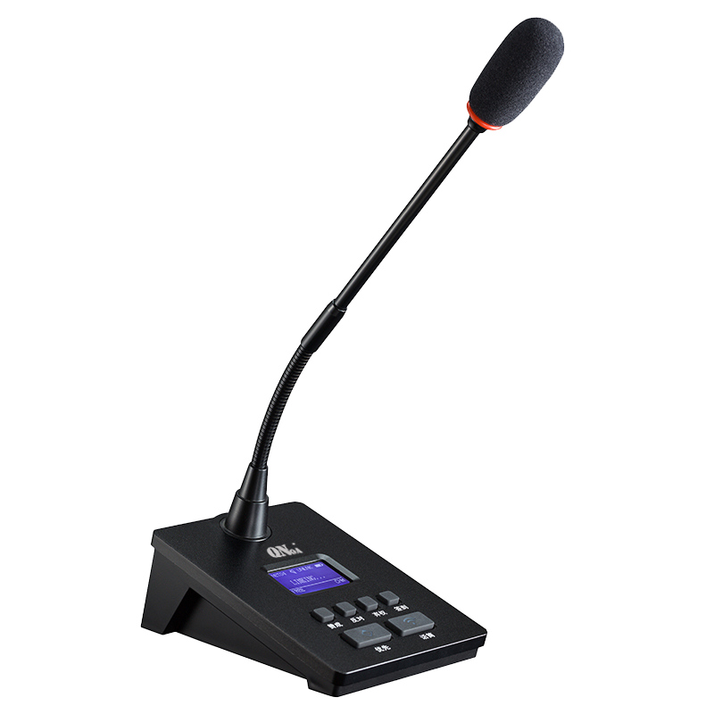 XIRCOM 捷讯XC-AX986D 有线长咪电容式会议话筒 带液晶显示屏 黑色(台)