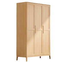 铭思达实木衣柜三门个