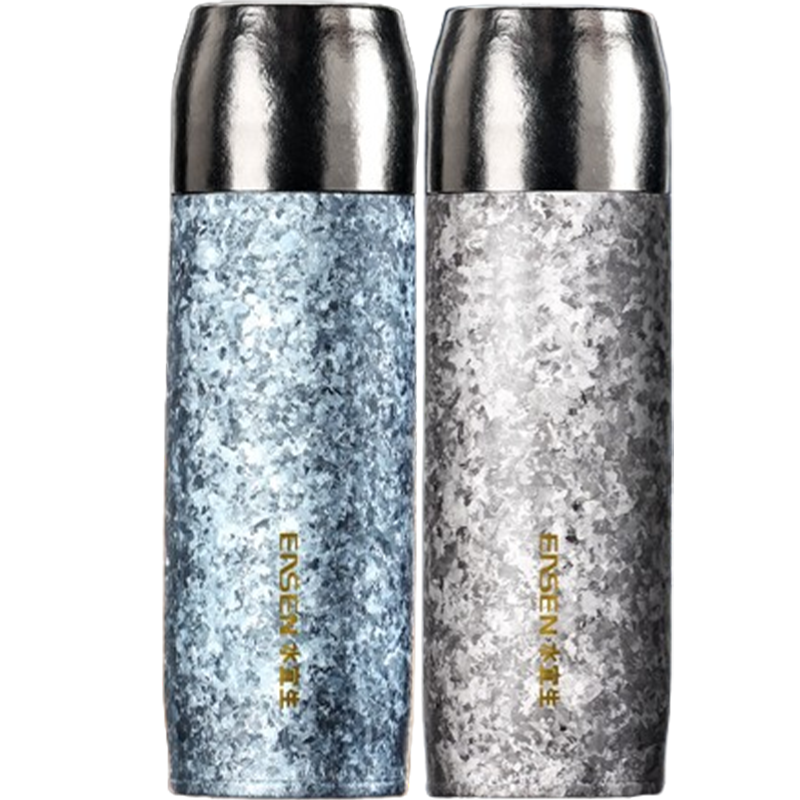 水宜生保温杯380ml纯钛焖茶杯磁吸便携养生杯T886(颜色随机)