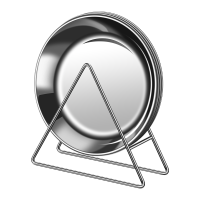 莱柏顿316L不锈钢盘子加厚圆盘家用分餐盘菜盘烧烤碟子商用食品级小盘子