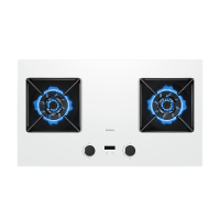 老板(Robam)盐系G2燃气灶天然气双灶家用5.2kW烟灶联动 国家补贴20% 定时灶一级能效JZT-57BA-G2