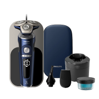 飞利浦(PHILIPS)电动剃须刀 自动剃须刀 旋转式剃胡刀 蜂巢奢享9系高端整机进口送男友送老公SP9886/36