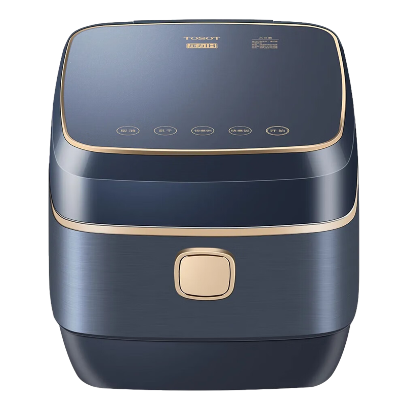 格力大松IH智能电饭煲 4L 原生铸铁 吃出健康无涂层铸铁煲 WiFi智控 GDCF-4015C 深空灰+香槟金 深空灰