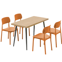 豫龙都休闲桌椅一桌四椅 套