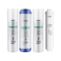 适用美的净水器10寸PP棉颗粒后置活性炭滤芯MRO101-5 101A 102-5 204-5 MRO105-5红色款