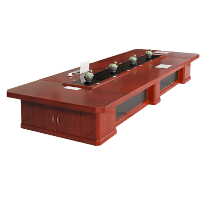 质凡 油漆会议桌7米含24把椅子 /ZF-YQZ099/7000*2000*760mm