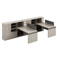 鑫龙都屏风办公桌双人位2.8米张