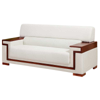 铭思达布艺接待沙发三人张