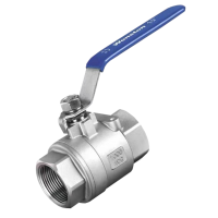 伟鹏双兴 304不锈钢二片式球阀 DN100(4寸) 个