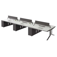 铭思达办公桌1.2米六人张