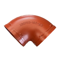 兴酉 沟槽卡箍90度弯头 DN100外径114 个