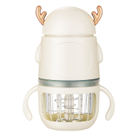 苏宁宜品辅食机婴儿宝宝料理机多功能果泥神器小型打泥机研磨器工具-象牙白豪华八叶刀双碗