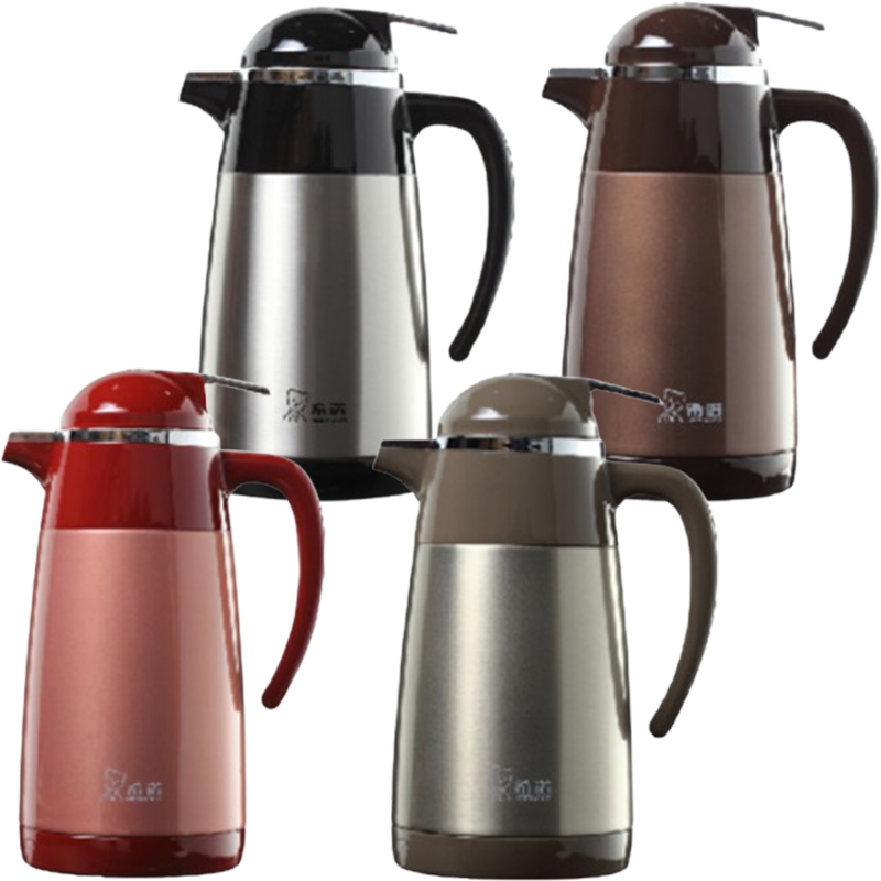 希诺保温壶1.5L双层真空大容量热水壶XN-8872(颜色随机)