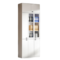 智叶舟钢制文件柜左六门900*400*2400mm台