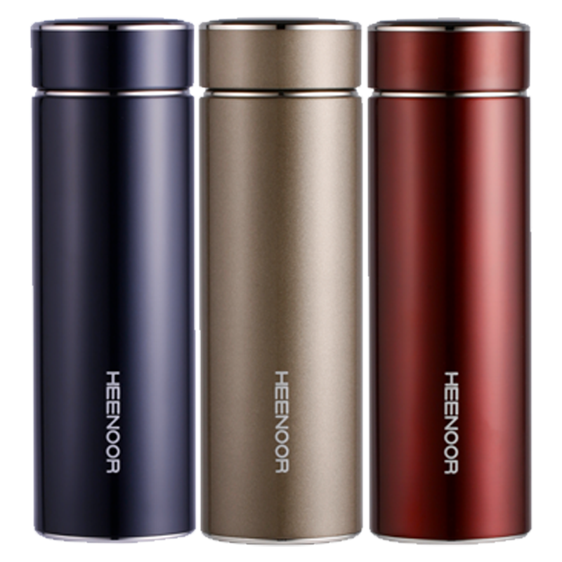 希诺保温杯330ml不锈钢带滤网泡茶杯XN-3062(颜色随机)