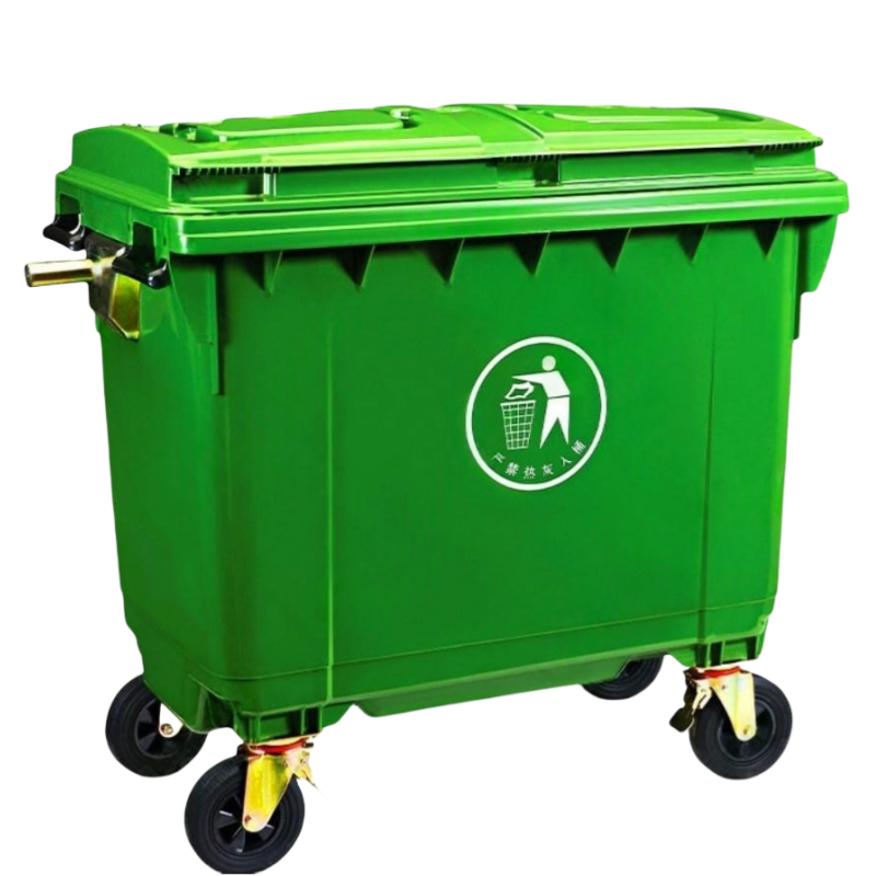 鑫龙都 移动挂车垃圾桶 660L 个