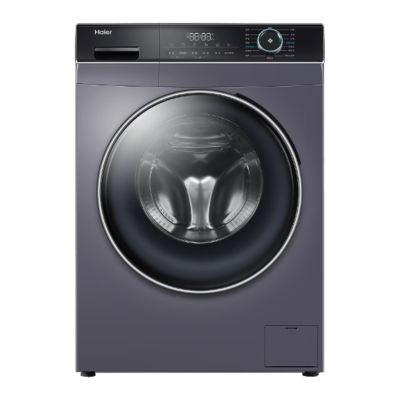 海尔(Haier)10公斤大容量 全自动滚筒洗衣机 洗干一体 洗烘一体机 智能投放 XQG100-HBD12206