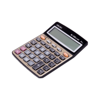 得力(deli) 语音计算器 1560 金色 单台装