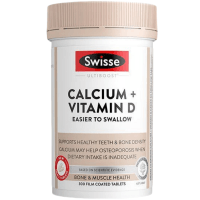 swisse钙片+维生素D片迷你片300粒/瓶装 儿童成人老人孕妇补钙澳洲进口