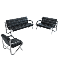 智叶舟接待沙发组合175*76*78cm(3+2+1)套