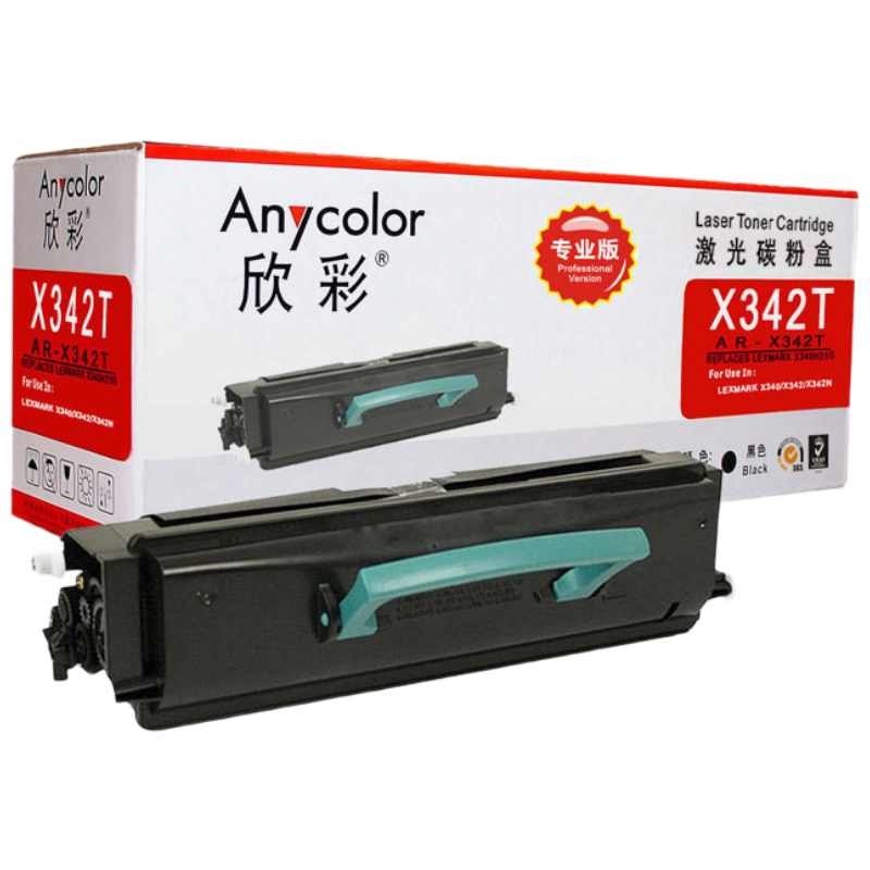 欣彩(Anycolor) AR-X342T 粉盒 黑色